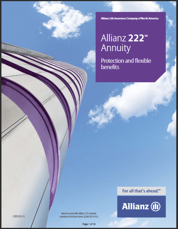 An impartial review of the Allianz 222 Annuity updated August 2021