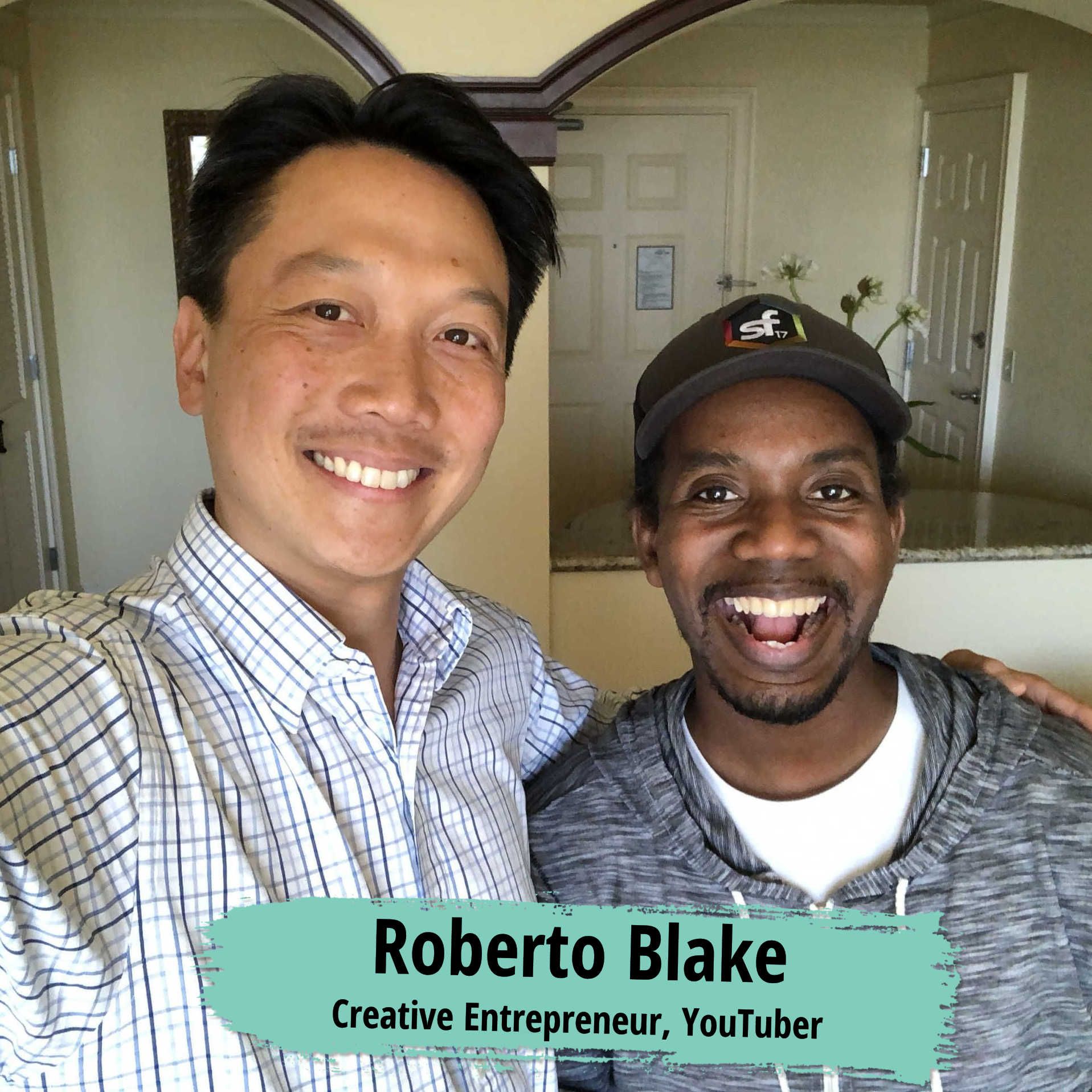 Youtuber Roberto Blake